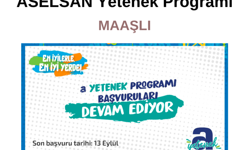 Aselsan Yetenek Programı img