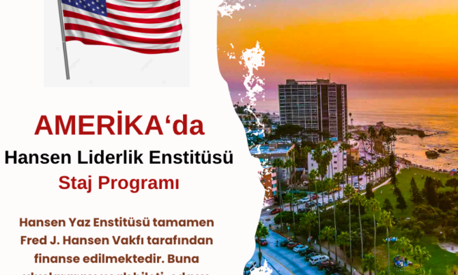 Amerika, Hansen Liderlik Enstitüsü Stajı img