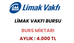 Limak Vakfı Bursu Limak Vakfı Bursu