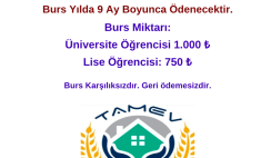 Tamev Derneği Bursu Tamev Derneği Bursu