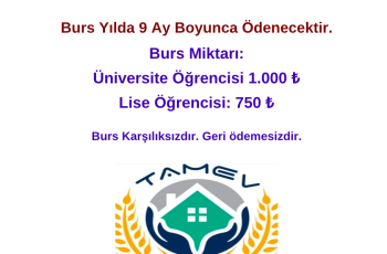Tamev Derneği Bursu Tamev Derneği Bursu
