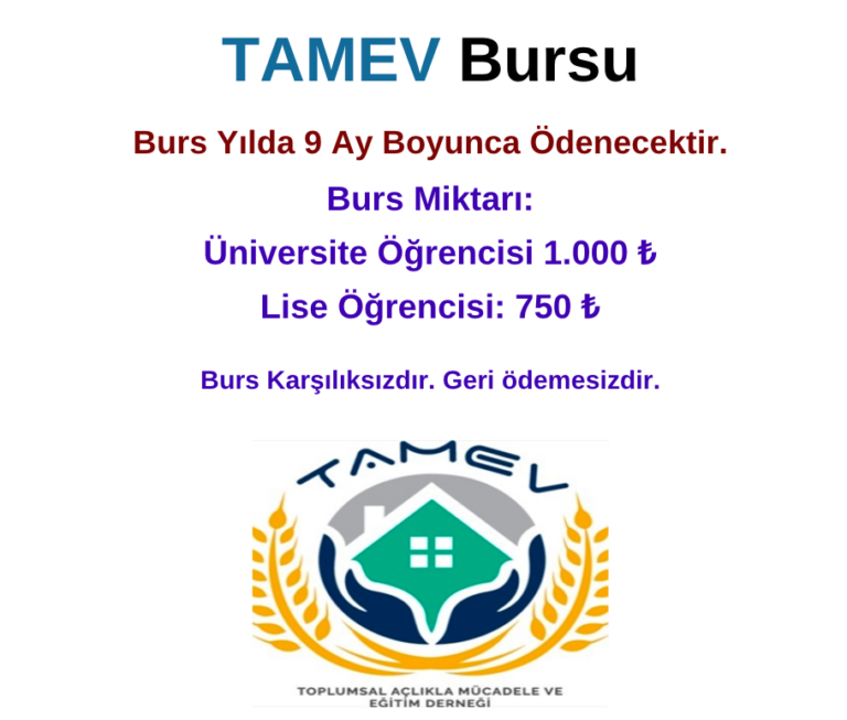 Tamev Derneği Bursu