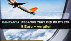 Pegasus Havayolları 5 Euro + Vergilerle Yurt Dışı Pegasus Havayolları 5 Euro + Vergilerle Yurt Dışı