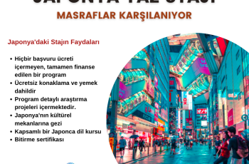 Japonya Yaz Stajı 2024 | Masraflar Karşılanıyor Japonya Yaz Stajı 2024 | Masraflar Karşılanıyor