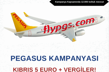 Kampanya : Pegasus Hava Yolları – Kıbrıs 5 Euro + Vergiler Kampanya : Pegasus Hava Yolları – Kıbrıs 5 Euro + Vergiler