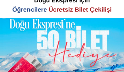 Doğu Ekspresi İçin Öğrencilere Ücretsiz Bilet Çekilişi Doğu Ekspresi İçin Öğrencilere Ücretsiz Bilet Çekilişi