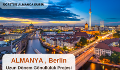 Almanya , Berlin Uzun Dönem Gönüllülük Projesi Almanya , Berlin Uzun Dönem Gönüllülük Projesi