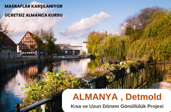 Almanya , Detmold : Kısa ve Uzun Dönem Gönüllülük Projesi Almanya , Detmold : Kısa ve Uzun Dönem Gönüllülük Projesi