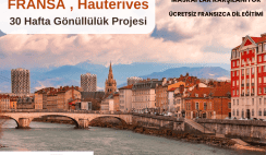 Fransa , Hauterives : 30 Hafta Gönüllülük Projesi Fransa , Hauterives : 30 Hafta Gönüllülük Projesi