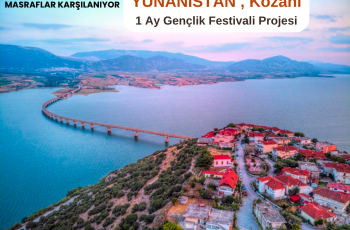 Yunanistan , Kozani : 1 Ay Gençlik Festivali Gönüllülük Projesi