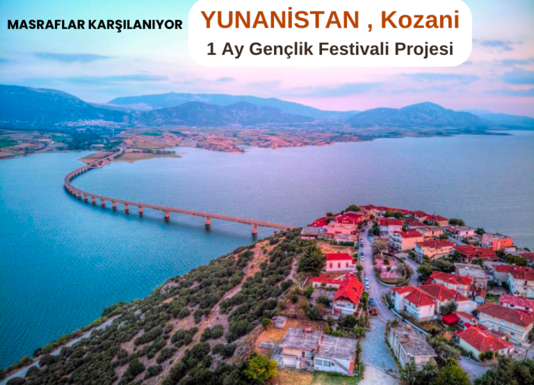 Yunanistan , Kozani : 1 Ay Gençlik Festivali Gönüllülük Projesi