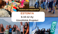 Estonya : 6-10-12 Ay Gönüllülük Projeleri Estonya : 6-10-12 Ay Gönüllülük Projeleri