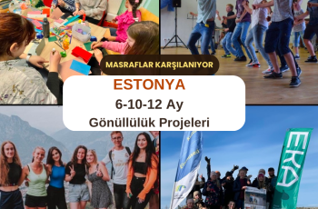 Estonya : 6-10-12 Ay Gönüllülük Projeleri Estonya : 6-10-12 Ay Gönüllülük Projeleri