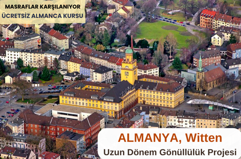 Almanya , Witten : Uzun Dönem Gönüllülük Projesi