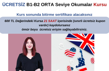 Okuyarak İngilizce Öğren | B1-B2 ORTA Seviye Okuma Kursu Okuyarak İngilizce Öğren | B1-B2 ORTA Seviye Okuma Kursu