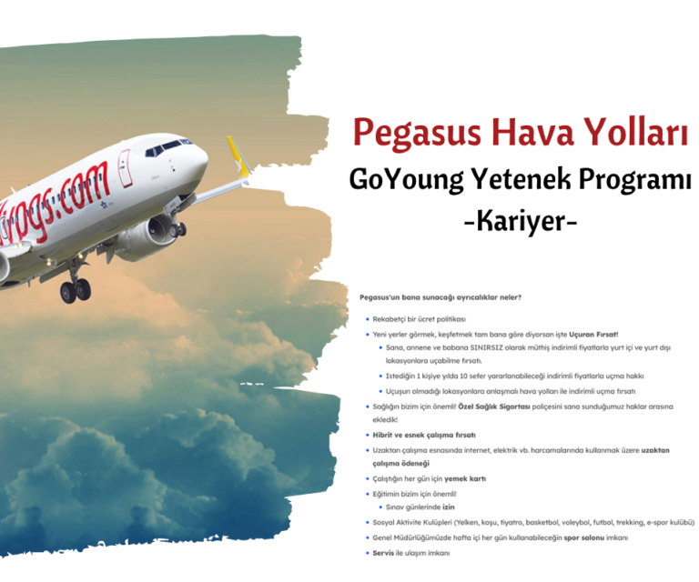 Pegasus Hava Yolları : GoYoung Yetenek Programı