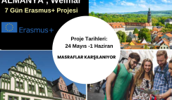 Almanya , Weimar : 7 Gün Erasmus+ Projesi Almanya , Weimar : 7 Gün Erasmus+ Projesi