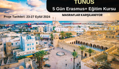 Tunus : 5 Gün Erasmus+ Eğitim Kursu Tunus : 5 Gün Erasmus+ Eğitim Kursu