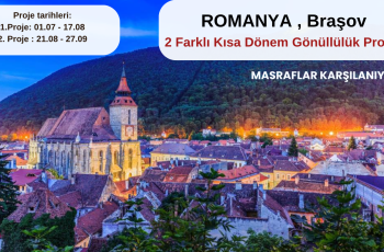 Romanya , Braşov : 2 Farklı Kısa Dönem Gönüllülük Projesi Romanya , Braşov : 2 Farklı Kısa Dönem Gönüllülük Projesi