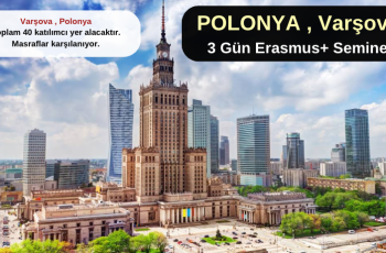Polonya , Varşova : 3 Gün Erasmus+ Seminer