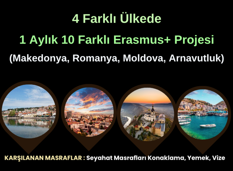 4 Farklı Ülkede 1 Aylık 10 Gönüllülük Projesi