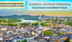 Almanya , Bornheim Walberberg : Uzun Dönem Gönüllülük Projesi Almanya , Bornheim Walberberg : Uzun Dönem Gönüllülük Projesi