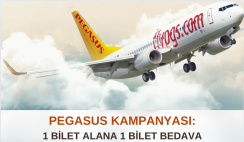 Pegasus Kampanya : 1 Bilet Alana 1 Bilet Bedava Pegasus Kampanya : 1 Bilet Alana 1 Bilet Bedava