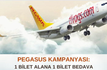 Pegasus Kampanya : 1 Bilet Alana 1 Bilet Bedava