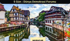 Fransa , Strazburg : 5 Gün Dünya Demokrasi Forumu Fransa , Strazburg : 5 Gün Dünya Demokrasi Forumu