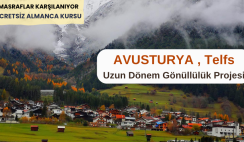 Avusturya , Telfs : Uzun Dönem Gönüllülük Projesi