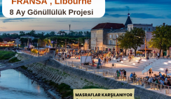 Fransa , Libourne : 8 Ay Gönüllülük Projesi Fransa , Libourne : 8 Ay Gönüllülük Projesi