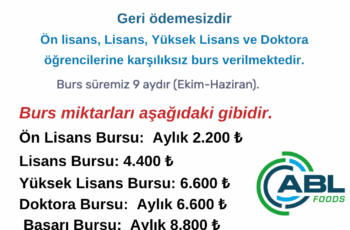 ABL Foods Burs Duyurusu