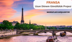 Fransa : Uzun Dönem Gönüllülük Projesi