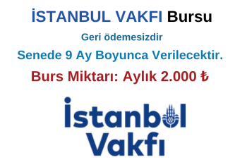 İstanbul Vakfı Burs Duyurusu İstanbul Vakfı Burs Duyurusu