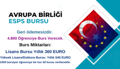 ESPS Burs Duyurusu ESPS Burs Duyurusu