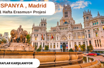 İspanya , Madrid : 1 Hafta Erasmus+ Projesi