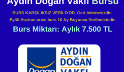Aydın Doğan Vakfı Burs Duyurusu Aydın Doğan Vakfı Burs Duyurusu