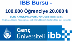 İBB Genç Üniversiteli Eğitim Bursu İBB Genç Üniversiteli Eğitim Bursu