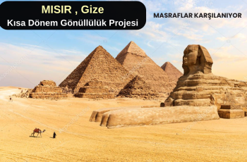 Mısır , Gize : Kısa Dönem Gönüllülük Projesi