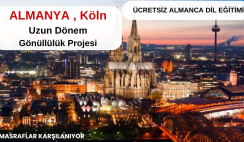 Almanya , Köln : Uzun Dönem Gönüllülük Projesi Almanya , Köln : Uzun Dönem Gönüllülük Projesi