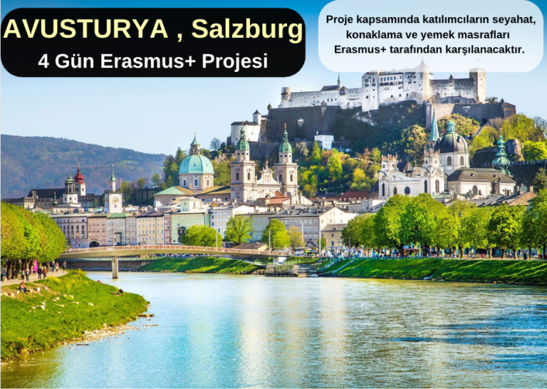 Avusturya , Salzburg : 4 Gün Erasmus+ Projesi