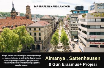 Almanya , Sattenhausen : 8 Gün Erasmus+ Projesi
