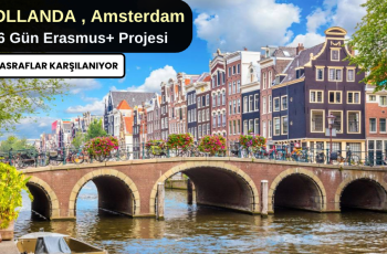Hollanda , Amsterdam : 6 Gün Erasmus+ Projesi
