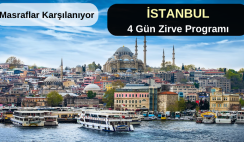 İstanbul : 4 Gün Zirve Programı : Masraflar Karşılanıyor