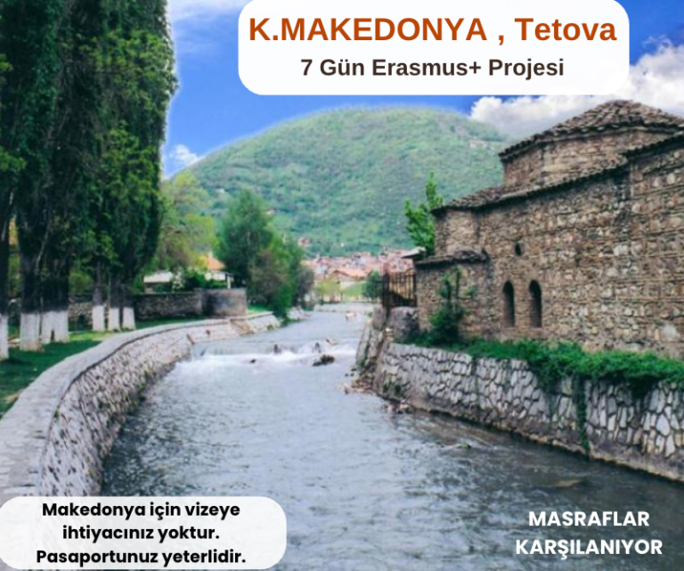 K.Makedonya , Tetova : 7 Gün Erasmus+ Projesi