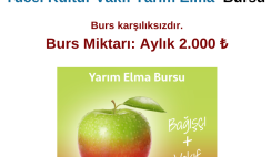 Yücel Kültür Vakfı Yarım Elma Burs Duyurusu Yücel Kültür Vakfı Yarım Elma Burs Duyurusu