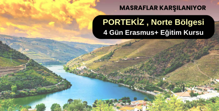 Portekiz , Norte Bölgesi : 4 Gün Erasmus+ Projesi
