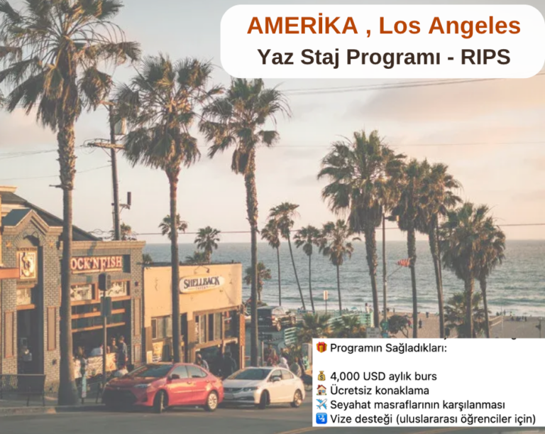 Amerika , Los Angeles : RIPS Yaz Staj Programı
