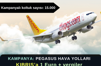 Pegasus Kampanya : Kıbrıs 1 Euro + Vergiler Pegasus Kampanya : Kıbrıs 1 Euro + Vergiler