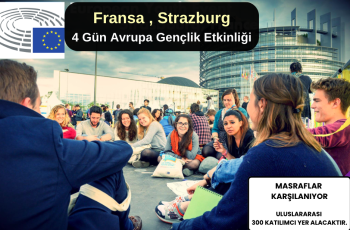 Fransa , Strazburg : 4 Gün Avrupa Gençlik Etkinliği